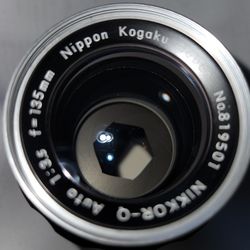 Nikkor-q 135mm F3.5 Lens, mint