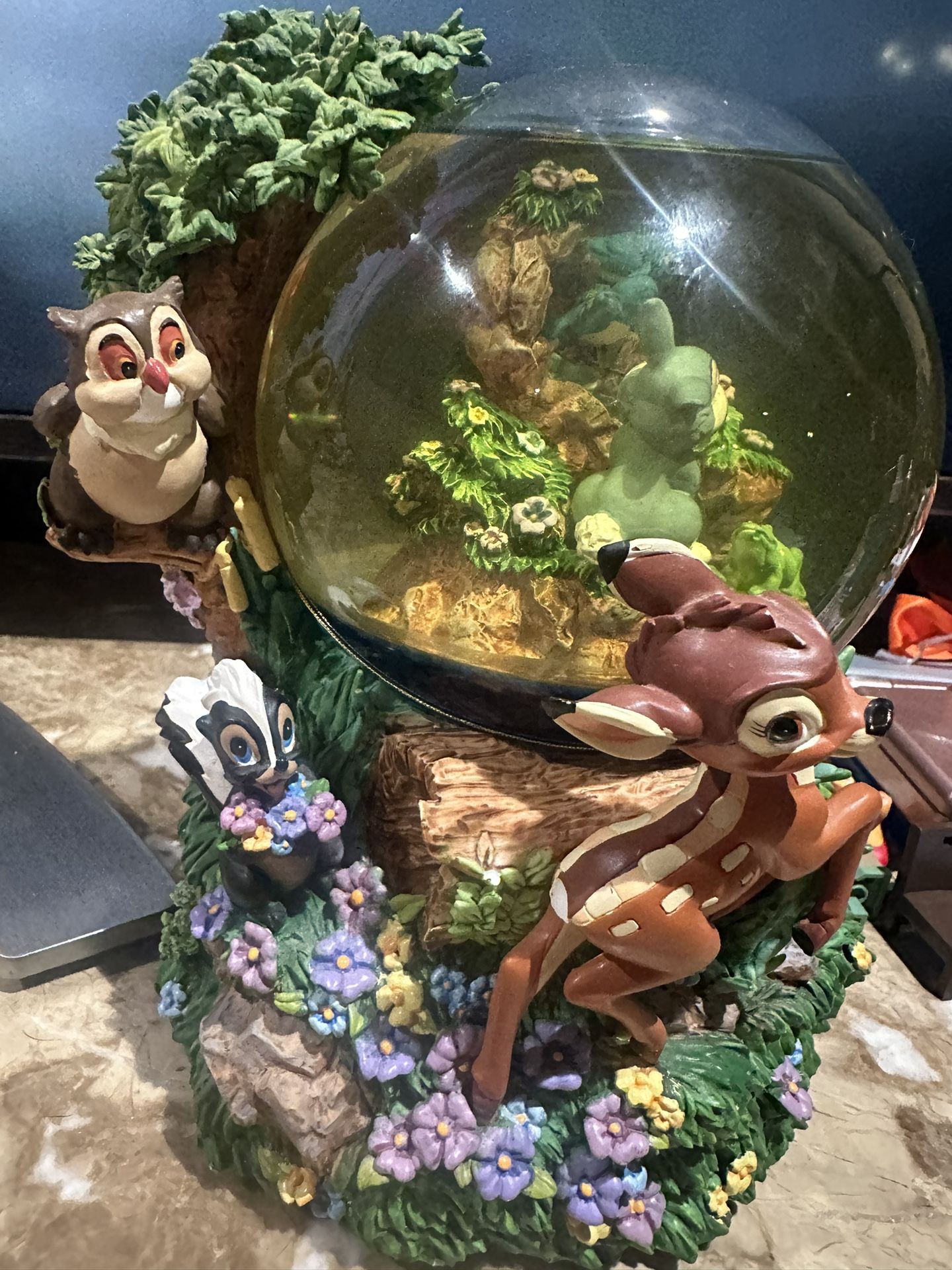 Disney Bambi “Little April Showers Snow Globe