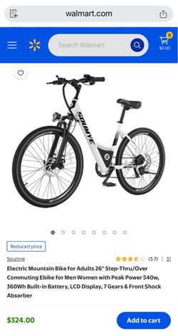 New! *firm $260* Soumye Electric Mountain Bike for Adults 26" step thru Commuting Ebike
