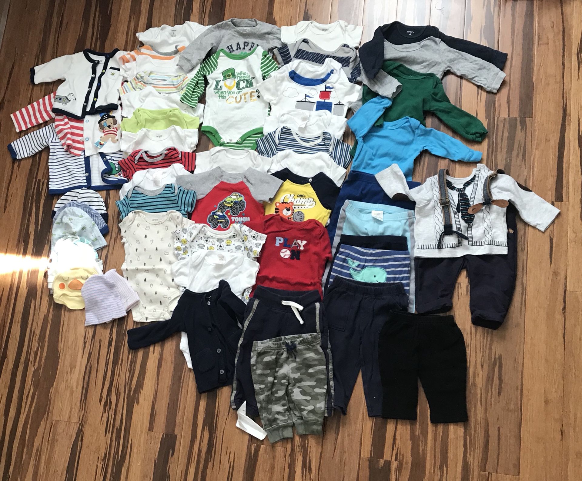 Baby boy clothes lot 3-6 mo