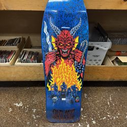 Santa Cruz X Stranger Things Hellfire Pit 10.07” X 31.275” Skateboard Deck