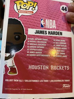 Funko Pop James Harden Houston Rockets The Beard Thumbnail