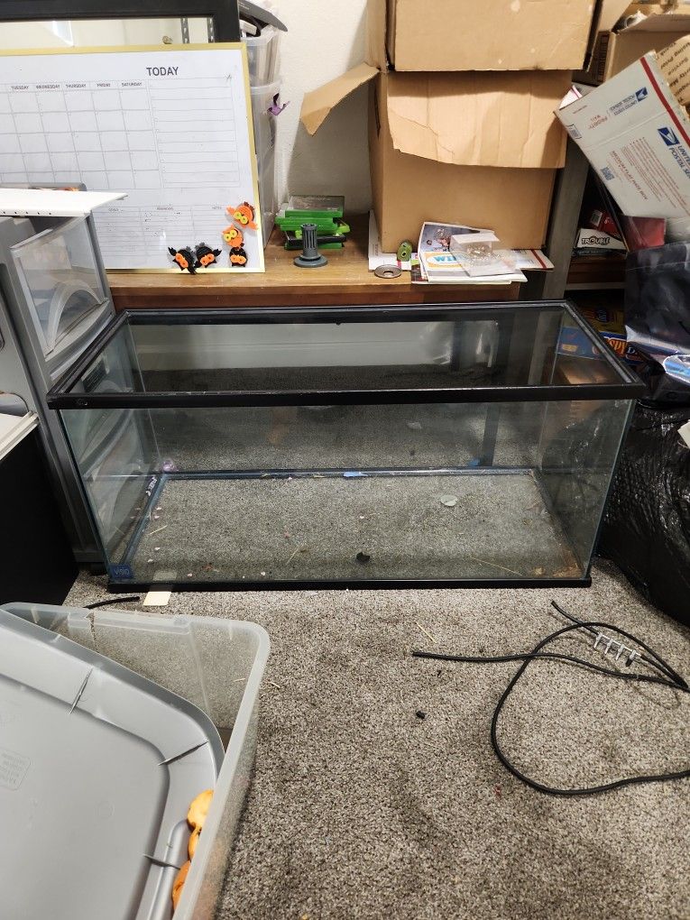 40 Gal Standard, Heaters, Filters, Light, Shelving