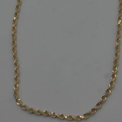 10KT YELLOW GOLD CHAIN 24 INCHES LONG 17.1 GRAMS 3MM 877333-1