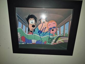 A Goofy Movie Signed Framed Photo