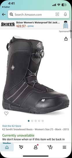 SENDIT K2 Women’s Snowboard Boots - LIKE NEW