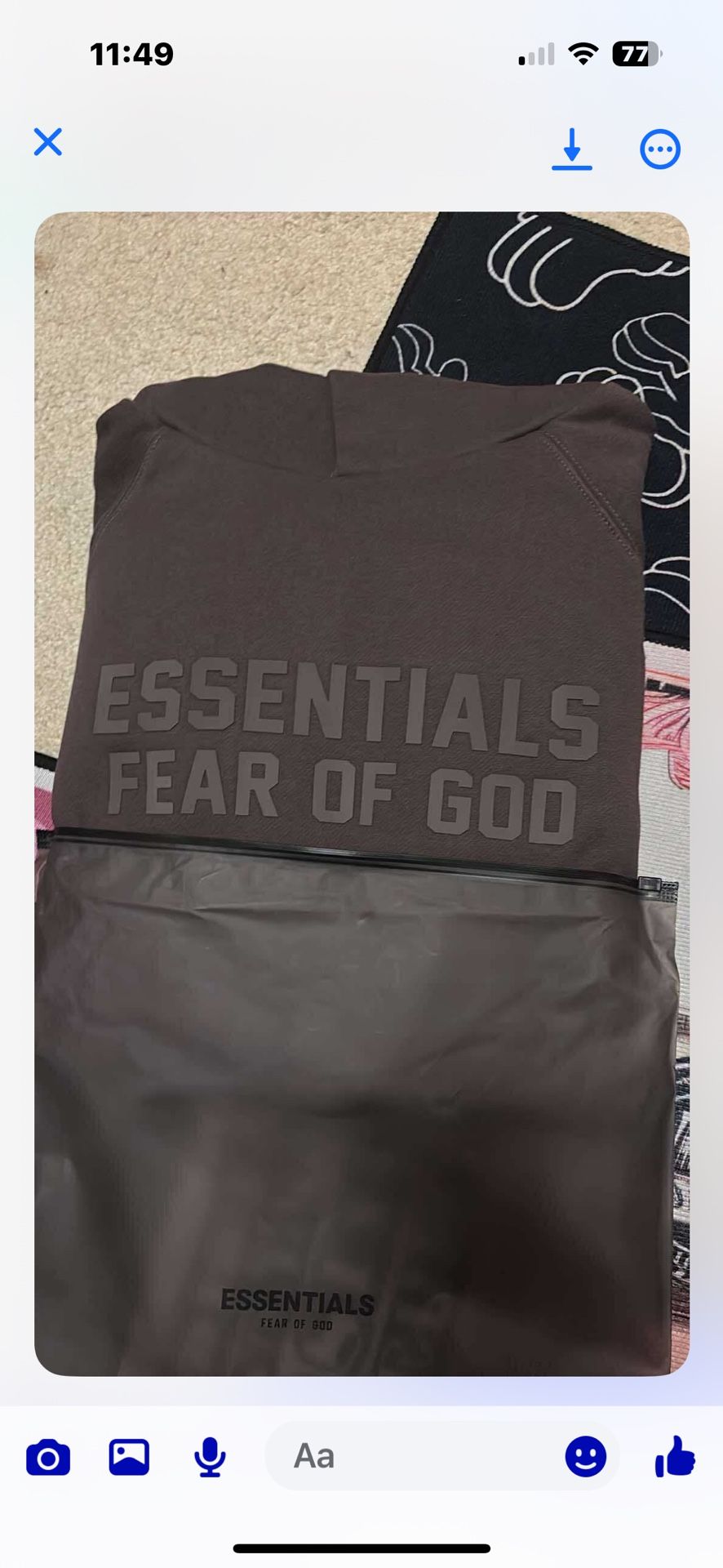 Essential Plum Hoodie Med