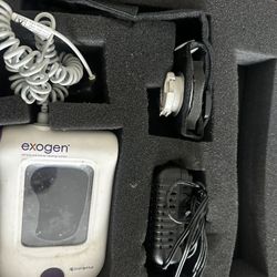 Exogen Bone Healing Case W Charger & Strap Manual And Device 