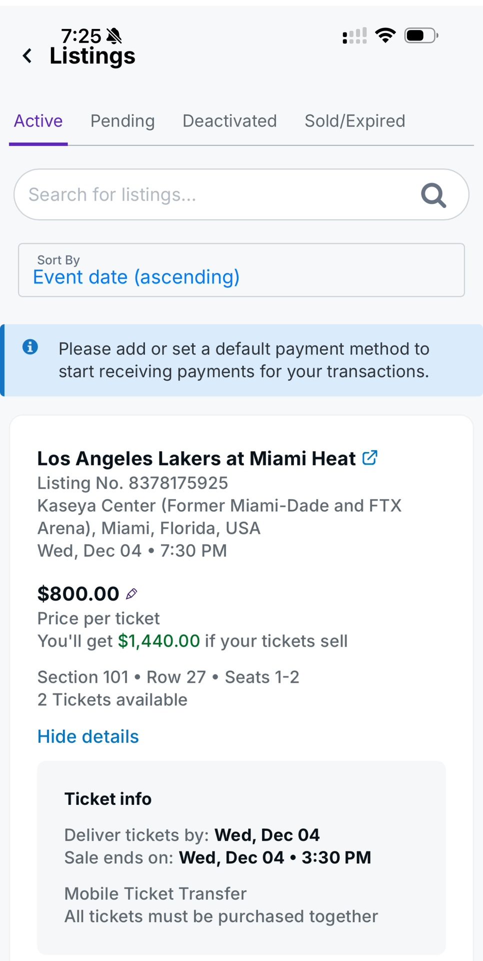 Heat vs Lakers Tickets