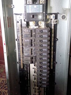 Eaton 200 amp main panel board without enclosure