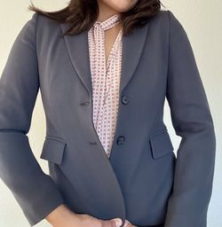 Women’s J. Crew suit in charcoal grey
