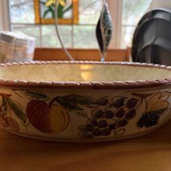 New Oval Casserole. Made In Italy. 