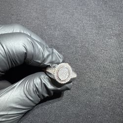 Men’s 2ctw Moissanite Sterling Silver Ring Brand New