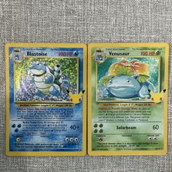 Blastoise and Venusaur Holo Rare Pokemon Cards Pokemon Celebrations setNM/MINT for Sale in Ronkonkoma, NY - OfferUp Blastoise and Venusaur Holo Rare Pokemon Cards Pokemon Celebrations setNM/MINT for Sale in Ronkonkoma, NY - OfferUp