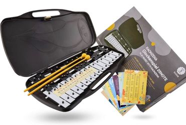 Professional Xylophone 25note 27note 8note glockenspiel xylophone for kids xylophone for adult (25note black)