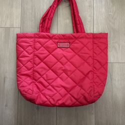 Marc By Marc Jacobs Red Quilted Tote Bag