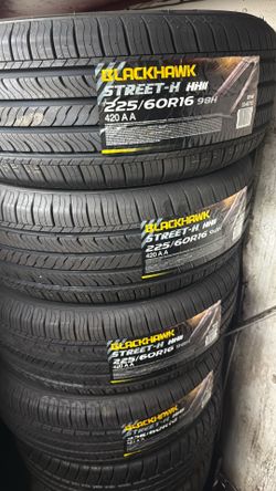 225/60/16 Blackhawk tires 🛞