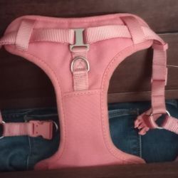 Dog Harness (Pink) Size M