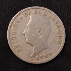 1951 El Salvador Vintage Coin