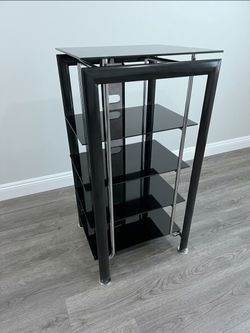 ​Modern Multi-Tier Media & Audio Component Tower Stand