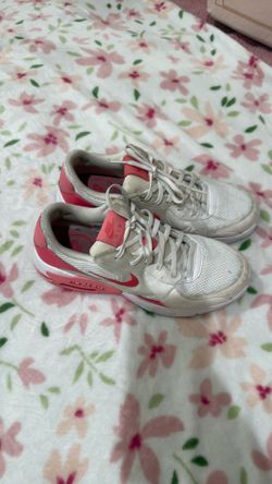 Nike air max, pink and white , size 8.5