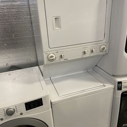 KENMORE 27” WASHER & DRYER LAUNDRY CENTER COMBO SET ELECTRIC WORKS LIKE NEW