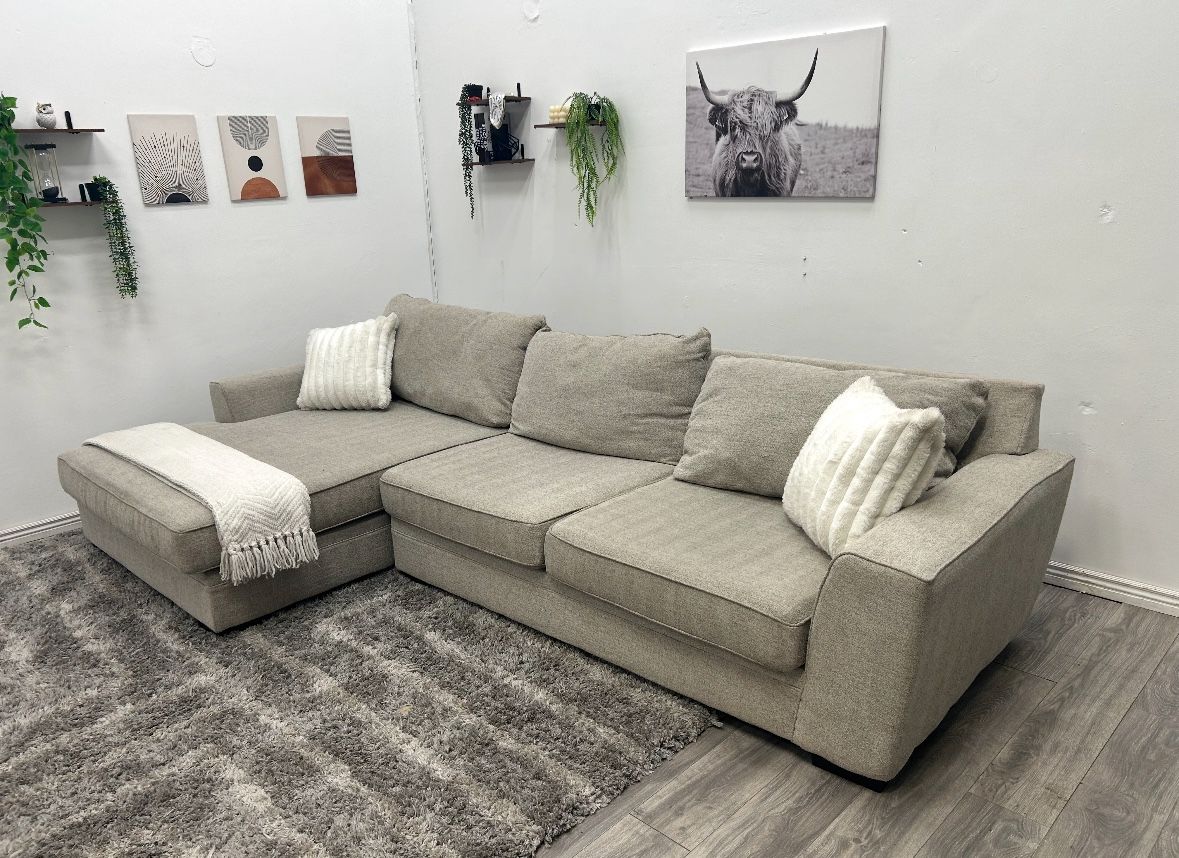 Gray Sectional Couch - Free Delivery 