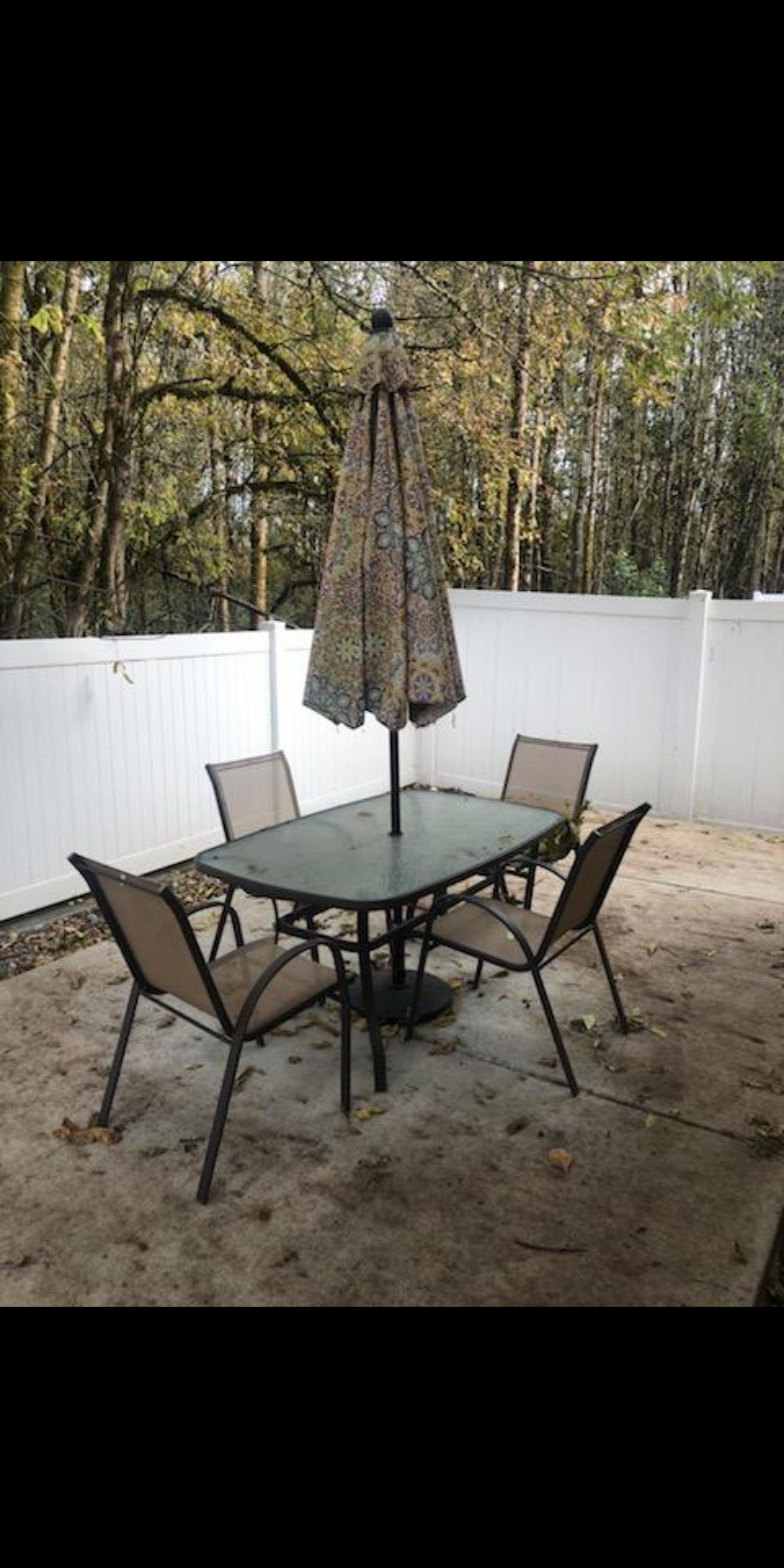 Patio set