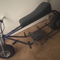 Minibike Frame And Bars Only 