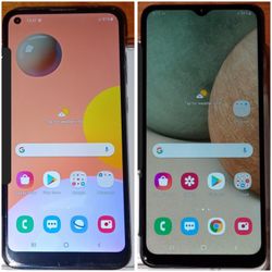 TWO PHONES FOR $130 FIRM***SAMSUNG GALAXY A11 & A12 4GLTE 32GB ANDROIDS UNLOCKED FOR USA MEXICO CENTRAL & SOUTH AMERICA ETC A10e A20 A03s A02s A21 