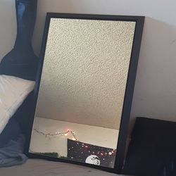 Rectangular Wall Mirror Black Frame