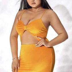 Mustard Yellow Dress 