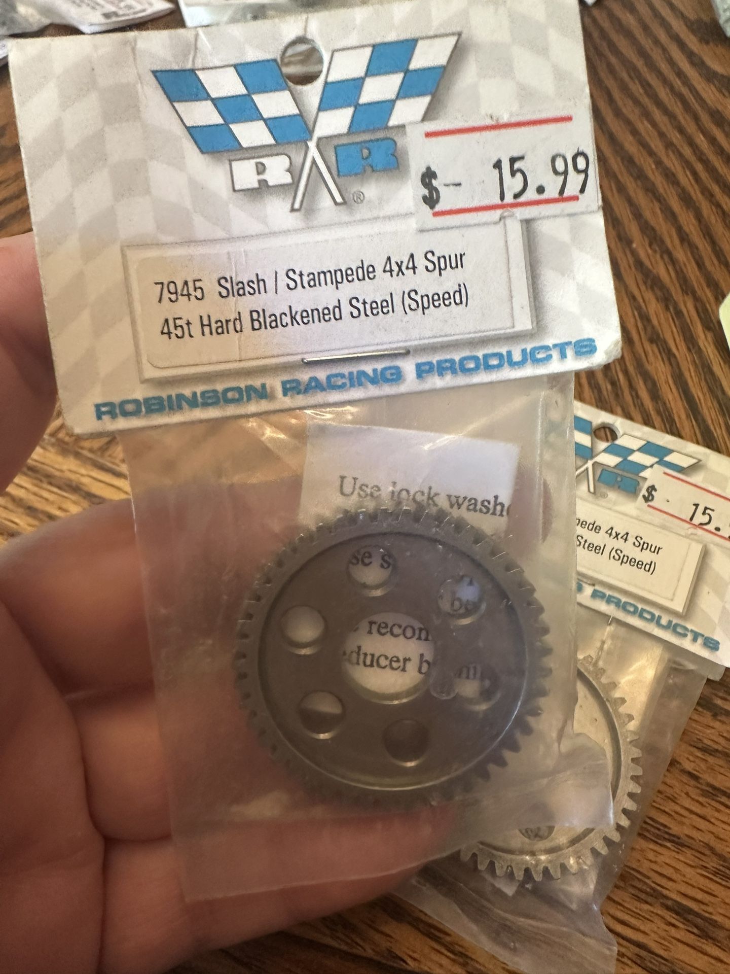 7945 Slash/Stampede 4x4 Spur 45t Hard Blackened Steel (Speed)