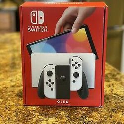 Nintendo Switch OLED White Joy Con 64/GB

