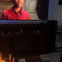 Tv Stand With Fire Place 