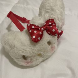 Red And White Hello Kitty Earmuffs 