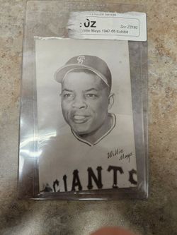WILLY MAYS B&W VINTAGE PHOTO