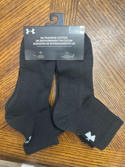 Under Armour athletic cotton cushioned quarter socks 6 packs