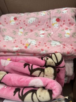 Girls Blankets Bundle + Pillow & Mattress Covers – Take All