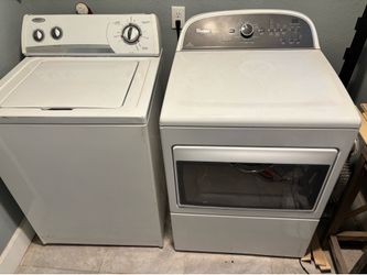 Whirlpool washer and dryer