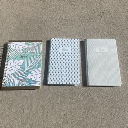 BUNDLE OF 3 TURQUOISE NOTEBOOKS 