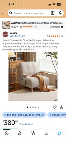 Wayfair 5 in 1 chairs