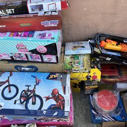 Toys Bikes Nerf Barbie Jurassic Park Scooters Thomas Trains New