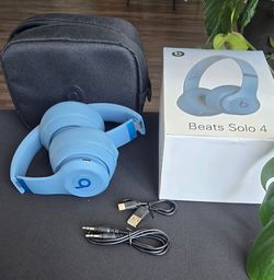 🛑🛑BEATS SOLO 4 Pro inspired Headphones. SLATE BLUE🛑🛑