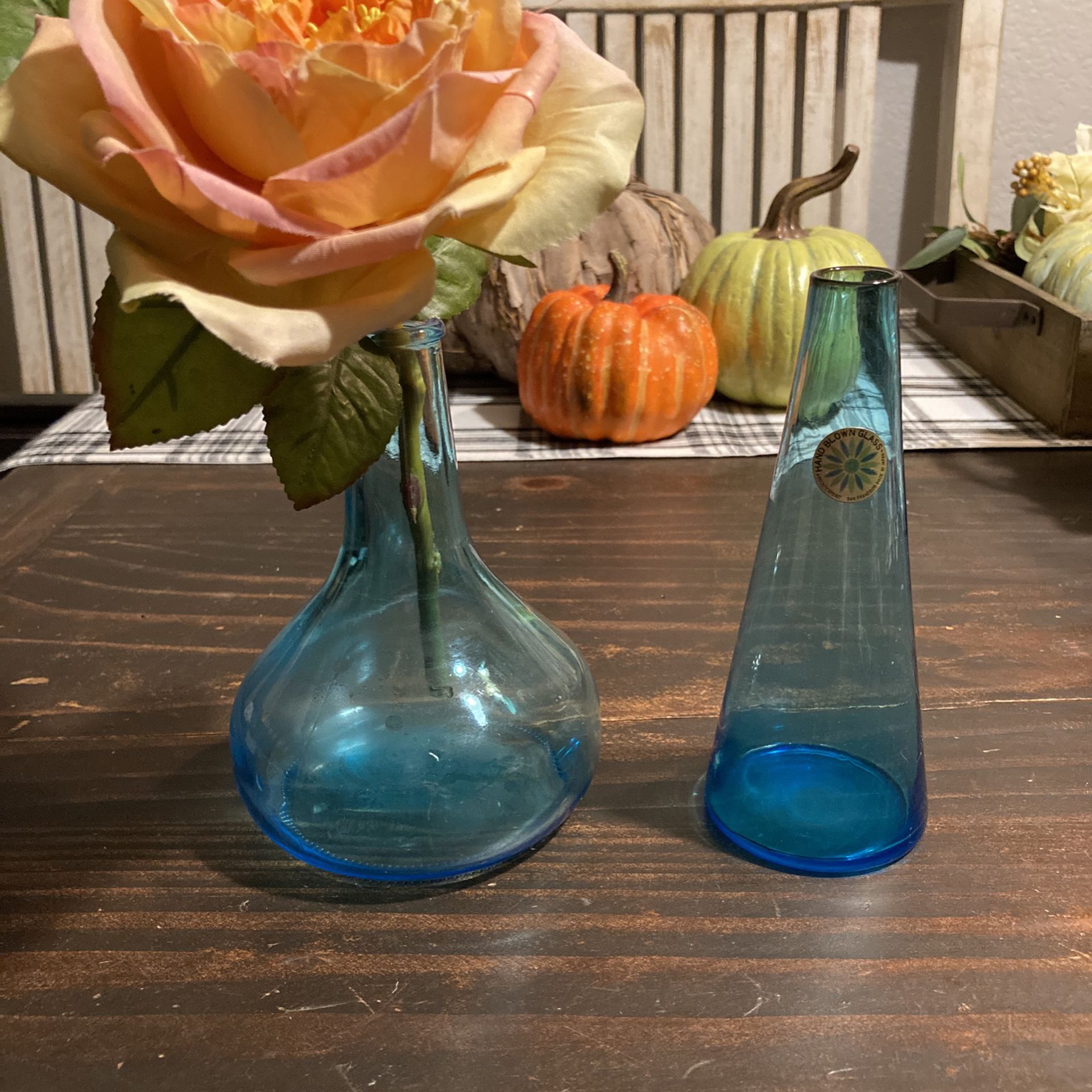 Two Cute Blue Vases Pending Pick Up