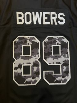 Bowers Salute To Service Raiders Black Men Jersey