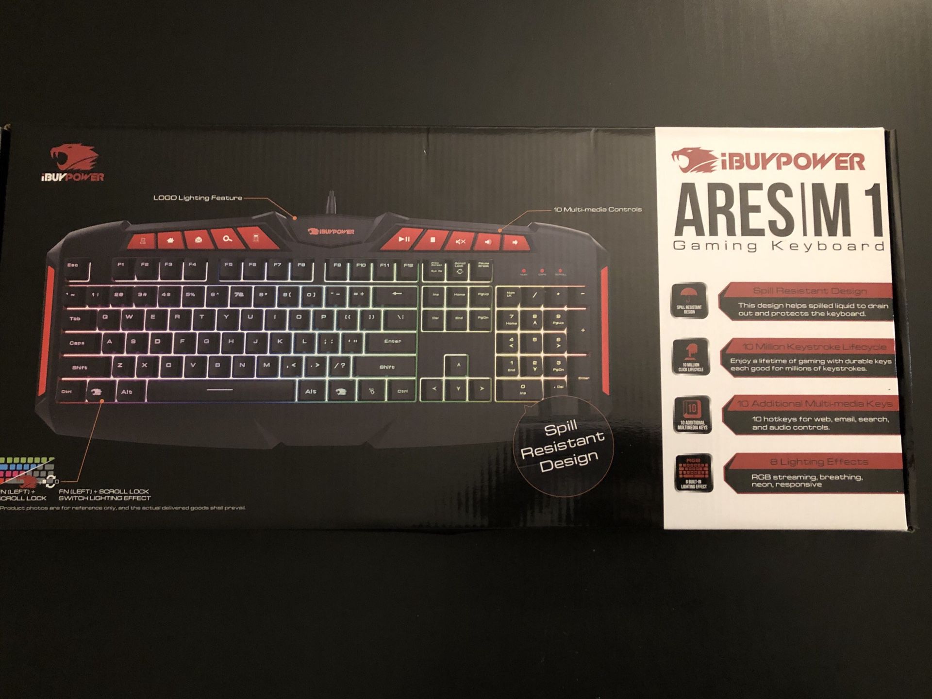 iBuypower RGB keyboard and mouse