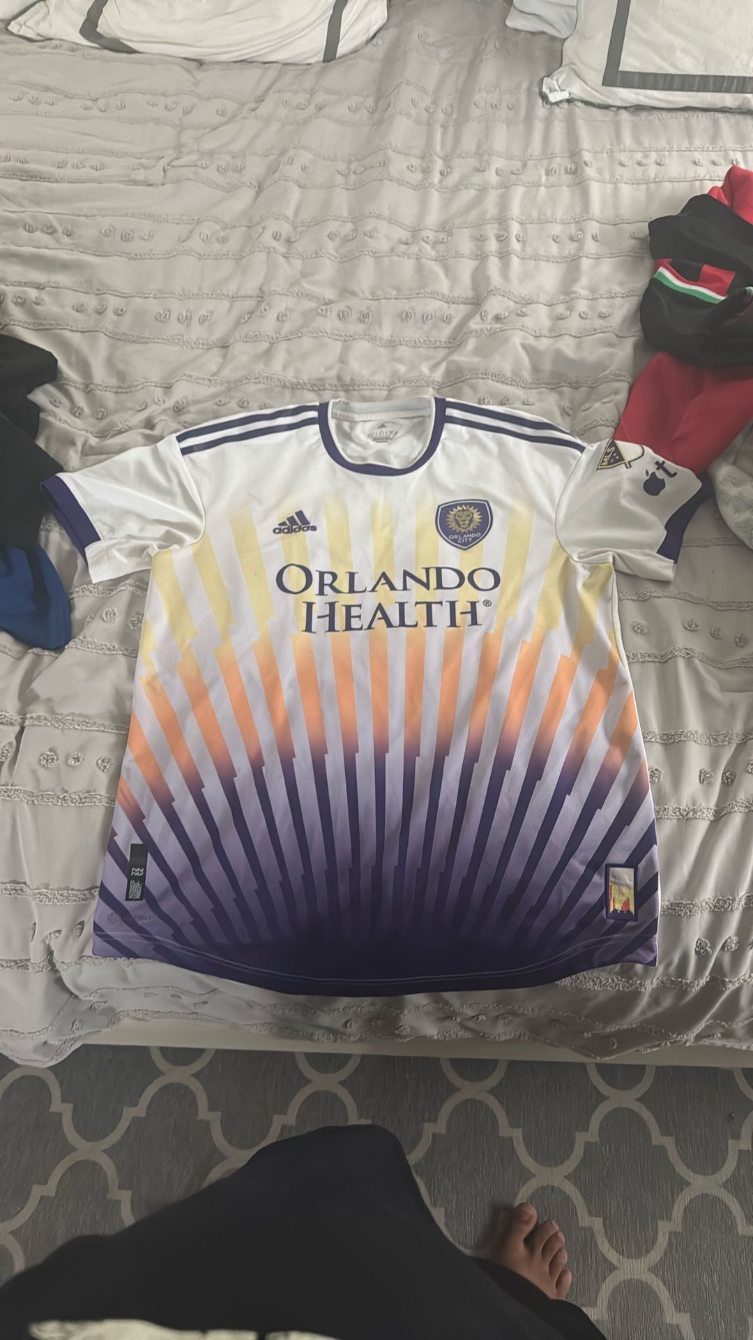 Mens Authentic Orlando City Jersey Size Large