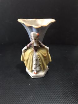 Unique miniature porcelain vase