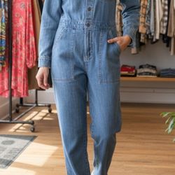 Lee Vintage Modern Union-Alls Denim Jumpsuit XS (RN 130273) Workwear Coverall 